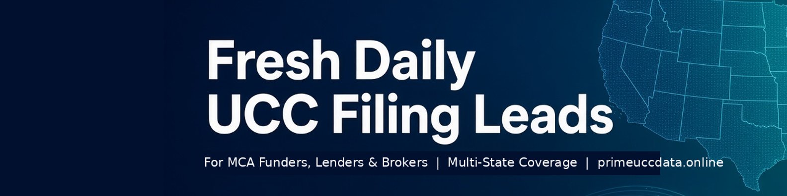 Fresh Daily UCC Filing Leads - Multi-State Coverage